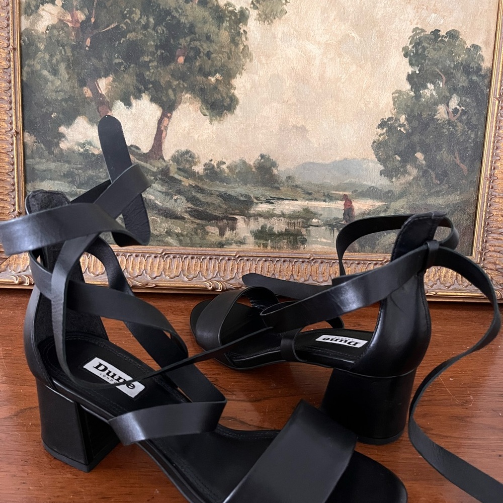 NWOT Dune London tie up sandals.
